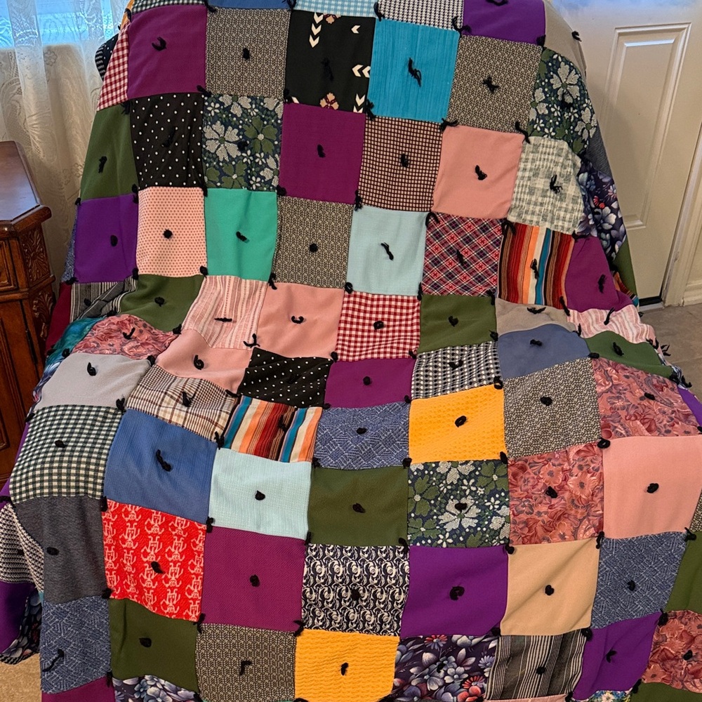Colorful Patchwork Quilt